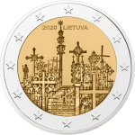 2 euros 2020. Lituania-Montaña De Las Cruces