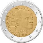 2 euros 2020. Finlandia-100 aniversario del nacimiento de Vaine Linna