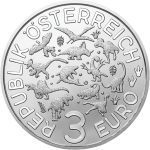 Austria 3 Euro color series Dinosaurs-2020 Tyrannosaurus Rex - Image 2
