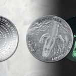 Hopeakolikko 2020. Latvia (5 €) - Ventastegan kanssa