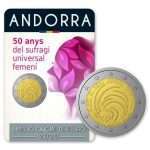 2 Euro 2020. Andorra. Naiste universaalne valimisõigus (BU)