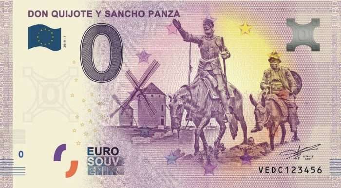 0 euro Spagna 2019 - Don Quijote - immagine 1