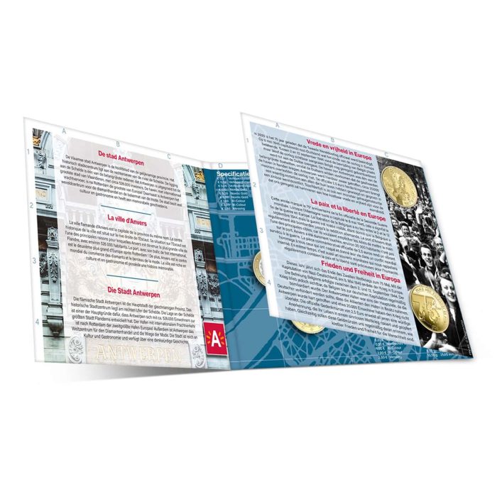 Банковский набор евро Fleur de Coin 2020. Бельгия. BU — изображение 3