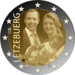 2 euroa Luxemburg 2020 - Luxemburgin kruununprinssi Charlesin syntymä (kuva)