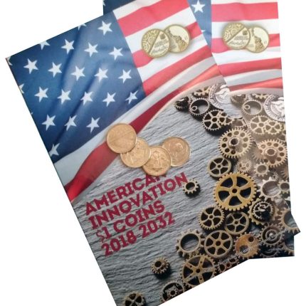 Album for coins 1 dollar series American innovations and innovators 2018-2032