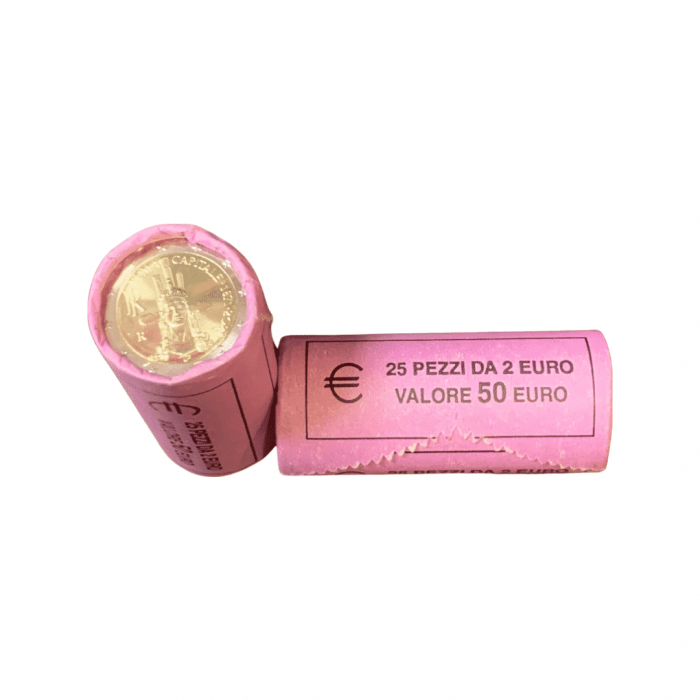 Italy roll 2021 Rome ROLL. 2 Euro Italy 2021-150 years of Rome as the capital of Italy - Image 1
