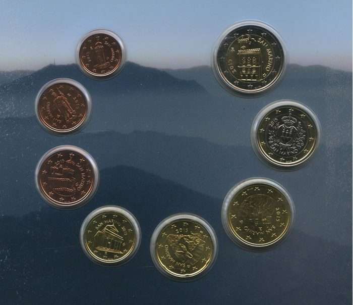 Conjunto bancario Euro 2015 San Marino BU - Imagen 2