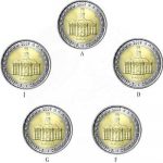 2 euro 2009. Germania. Stato della Saarland (A,D,F,G,J)