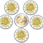 2 euro 2012. 10 anni di euro in circolazione, Germania (A,D,F,G,J)