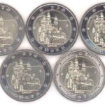 2 euro 2012. Germania. Baviera, Castello di Neuschwanstein (A,D,F,G,J)