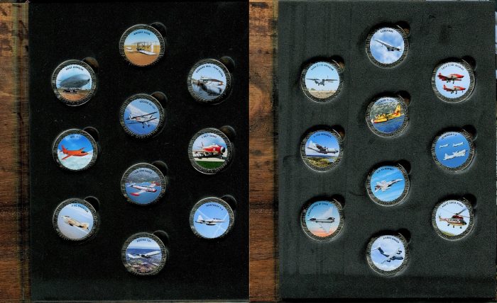 Испания авиация 2020 1.5 евро Испания коллекция 2020 "История авиации" — изображение 3