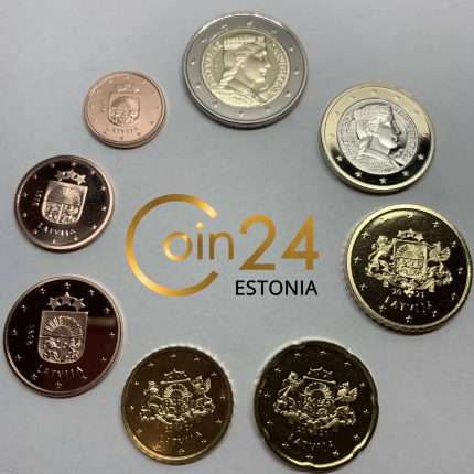 Latvia 2021 euro set BU