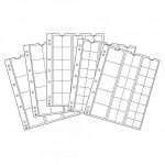 Листы NUMIS, набор из 5 шт (44, 34, 25,17, mix)