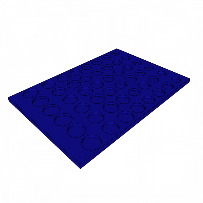 Bandeja para monedas 185 para 6 euro-juegos en cápsula - Imagen 1