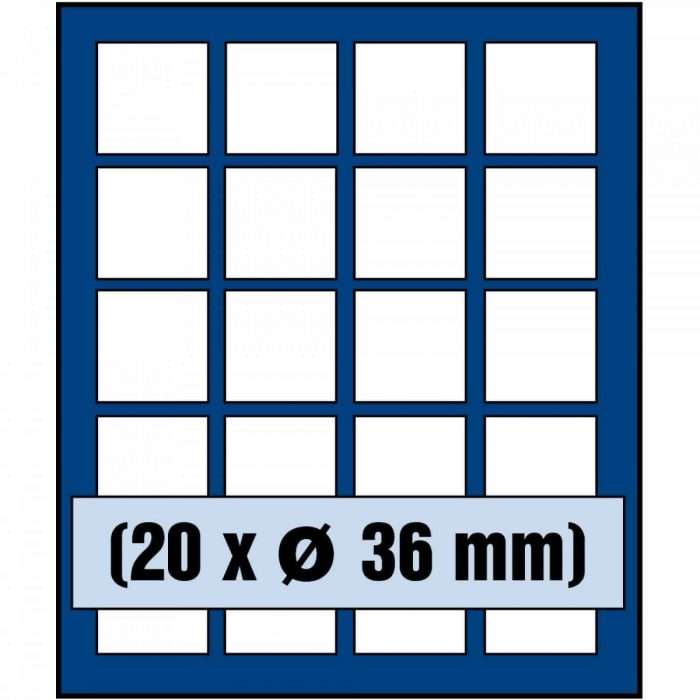 Бокс для монет NOVA 6336 — 36 мм — изображение 1