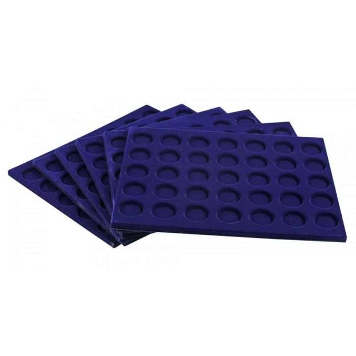 Matkalaukku 2€ kolikoiden säilytykseen ilman kapseleita, musta - Image 2