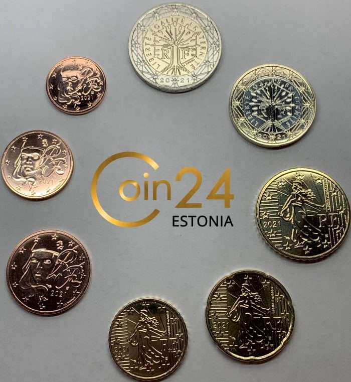 Франция 2021 евросерия UNC — изображение 1