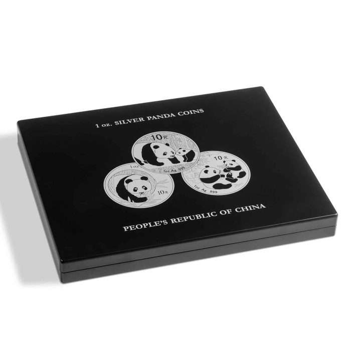 Presentation case for 20 Panda silver сoins in capsules, black - Image 2