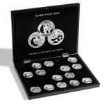 Presentation case for 20 Panda silver сoins in capsules, black