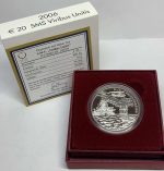 A silver coin. Austria (20€). The Austrian fleet - SMS Viribus Unitis 2006 - Image 4