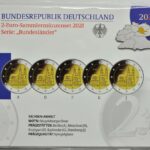 2 евро 2021 года Германия - Саксония-Анхальт: Магдебургский собор PROOF (A,D,F,G,J)