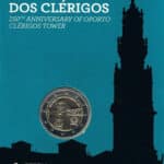 2 euro 2013. Portogallo. 250 anni della chiesa di Clerigos BU