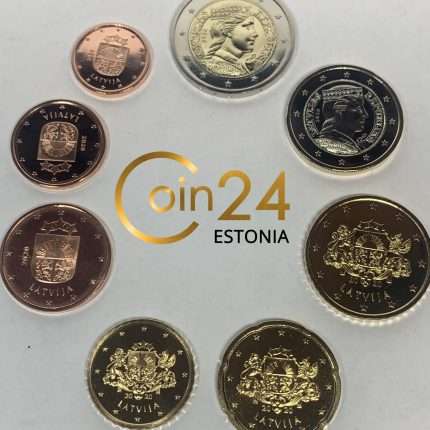 Latvia 2020 euro set BU