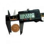 Electronic coin caliper