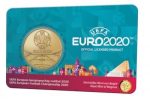 2.5 евро Бельгия 2021г. ЕВРО футбол 2020 BU