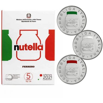 Hopea Italia 2021 5 euroa. NUTELLA-tahna (sarja)