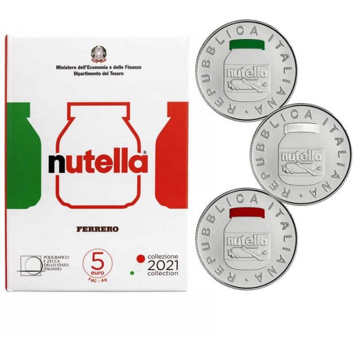 Hopea Italia 2021 5 euroa. NUTELLA-tahna (sarja) - Image 1