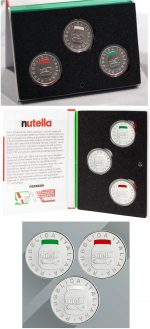 Argento Italia 2021 5 euro. Pasta di NUTELLA (set) - immagine 2