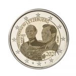 2 euro Luxemburg 2021-100 vuotta suuriruhtinas Jeanin syntymästä (kuva)