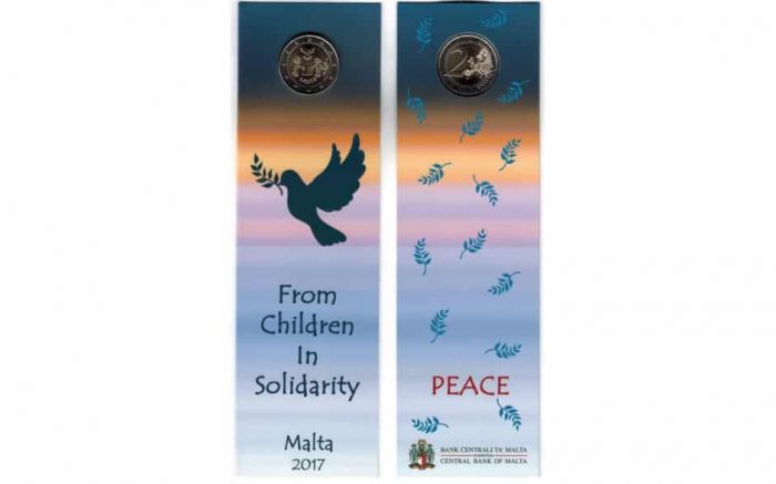 2 Euro 2017 Malta-Solidarietà e Pace (BU) - immagine 1
