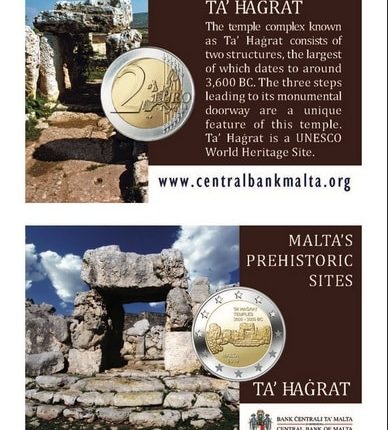 2 euron Malta 2019 - Ta Hagratin temppeli (BU)