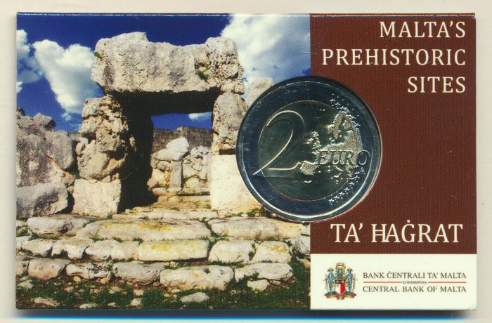 2 euros Malta 2019 - Templo Ta Hagrat (BU) - Imagen 2