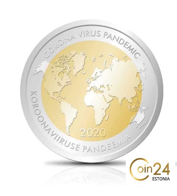 Commemorative medals. Coronavirus pandemic (Set of 4 pieces) - Image 6