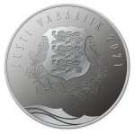 Silver coin €8 Estonia 2021 - Hanseatic city of Pärnu - Image 2