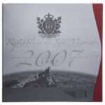 Pangakomplekt Euro 2007 San Marino BU + hõbe 5 eurot