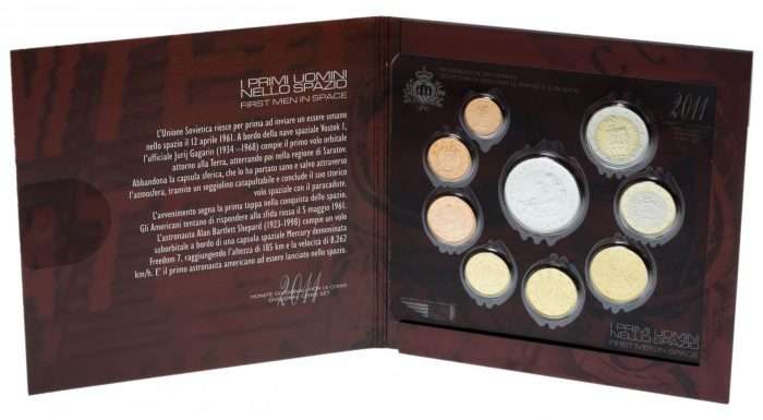 Pangakomplekt Euro 2011 San Marino BU + hõbe 5 eurot - Image 3