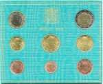 Juego de monedas de euro 2013 del Vaticano BU