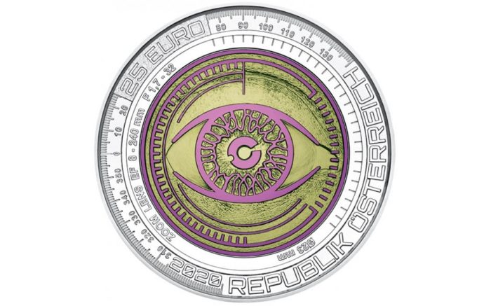Austria plata 20203 25 euros plata Austria 2020 - Vigilancia Total - Imagen 2