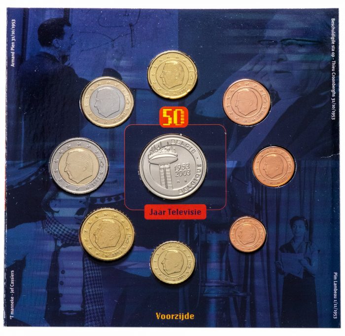 Banco Set Euro 2003 Bélgica BU - Imagen 5