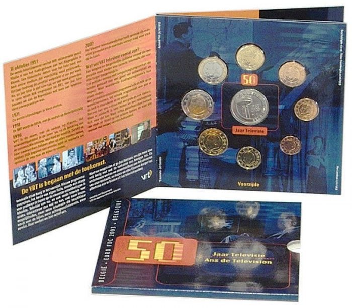 Banco Set Euro 2003 Bélgica BU - Imagen 2