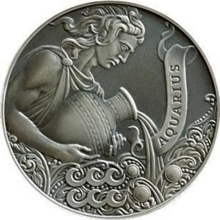 1 рубль Беларусь 2014 года — Знаки Зодиака "Водолей"