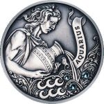 Серебро 20 рублей Беларусь 2013 года — Знаки Зодиака "Водолей"