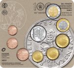 Banco Set Euro 2021 Eslovaquia BU + Medalla
