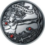 Серебро 20 рублей Беларусь 2013 года — Знаки Зодиака "Стрелец"