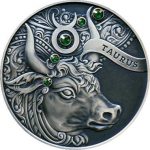 Серебро 20 рублей Беларусь 2014 года — Знаки Зодиака "Телец"