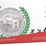 5 Euro Belgian 2021 Tokion olympialaiset - Belgian kansallinen värillinen kolikko